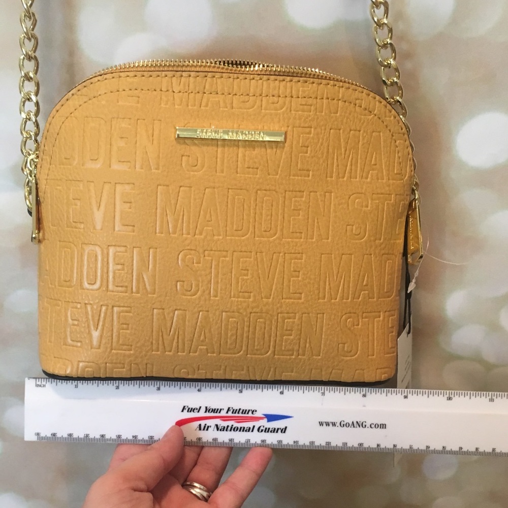 NWT STEVE MADDEN purse. Mustard Color. #27 - Picture 7 of 8